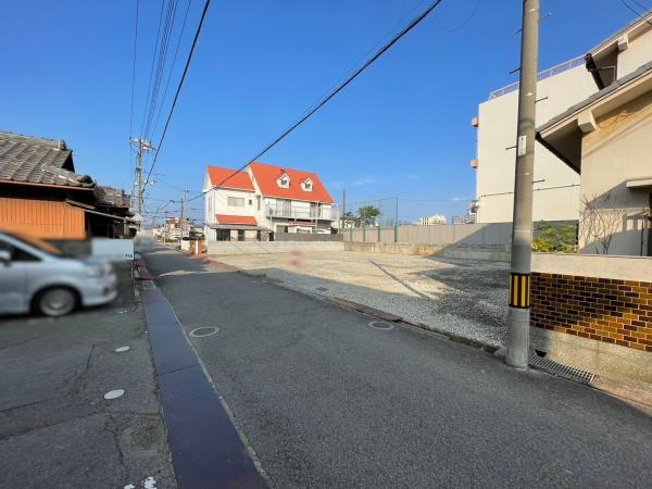 和歌山市砂山南2丁目　土地　　の前面道路含む現地写真