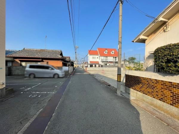 和歌山市砂山南2丁目　土地　　の前面道路含む現地写真