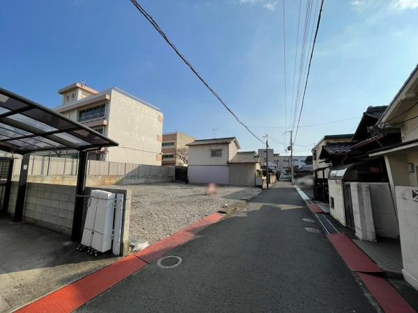 和歌山市砂山南2丁目　土地　　の前面道路含む現地写真