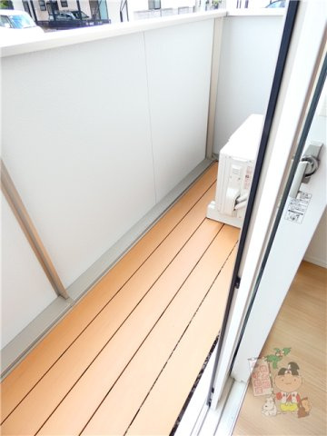 オーベルジーヌのバルコニー