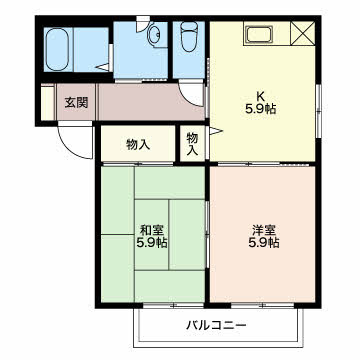 【間取り】 | ベルソーナC