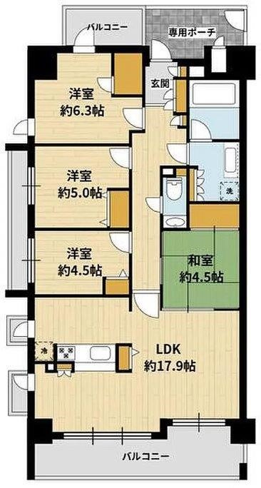 ロイヤルアーク東香里園町の間取り|間取り図はいかがですか？ご希望を叶える間取りですか？リビングの広さは？水回りの位置は？カウンターキッチン？など色々な情報が集約されています。弊社ではリフォームなどのご相談も承っております。