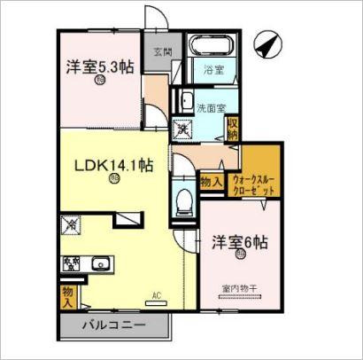 アグレアーブルの間取り