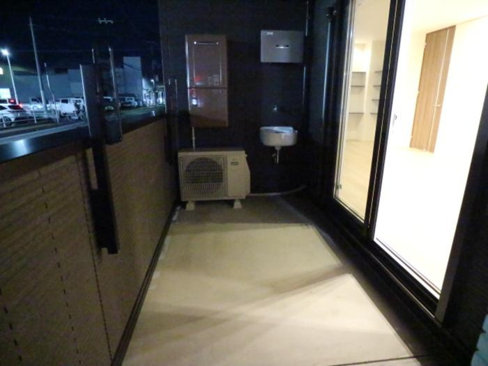 アルタイル明石のバルコニー