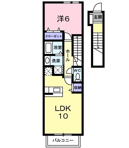 ヴィーヴル　スミヨシの間取り
