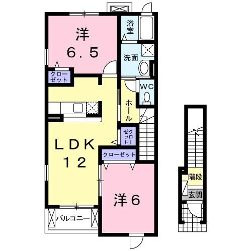 ウエストヒルズBの間取り