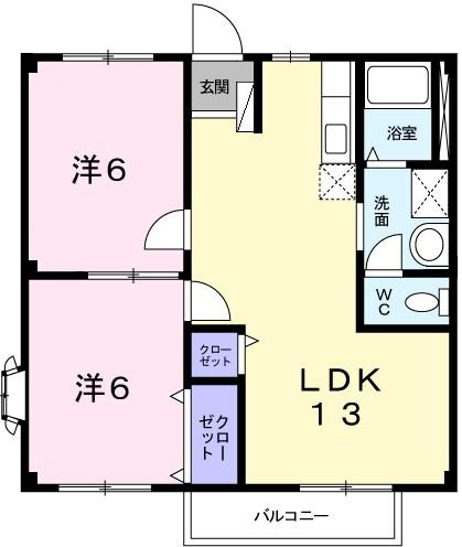 ウエストビレッジの間取り