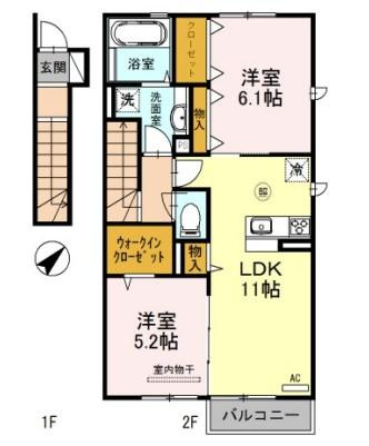 エクセルコートⅡの間取り