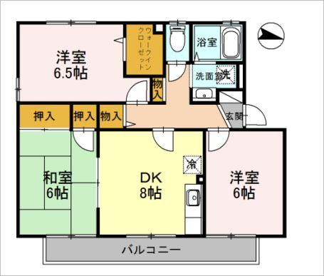 エスポワール二見の間取り