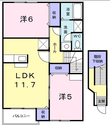エテルノ・スクウェア参番館の間取り