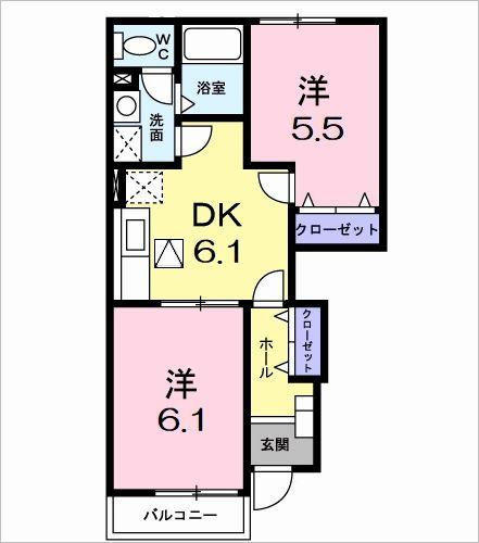 エテルノ・スクウェア四番館の間取り