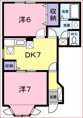 エルメゾンの間取り