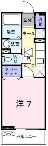 カーサ・Hiroの間取り