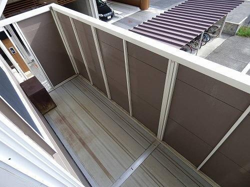 カームハイツ住吉のバルコニー
