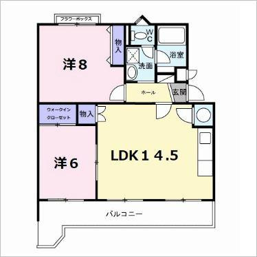 カサグランデ藤江の間取り