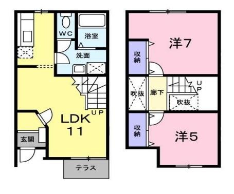 グレース谷八木の間取り