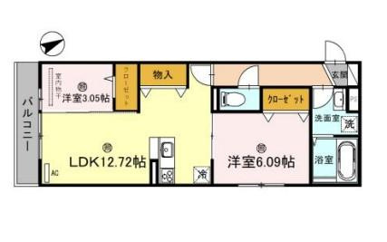 クレール林崎の間取り