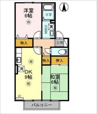 コモド　エールの間取り