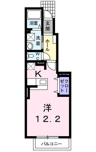 コルティーレ太寺Ⅱの間取り