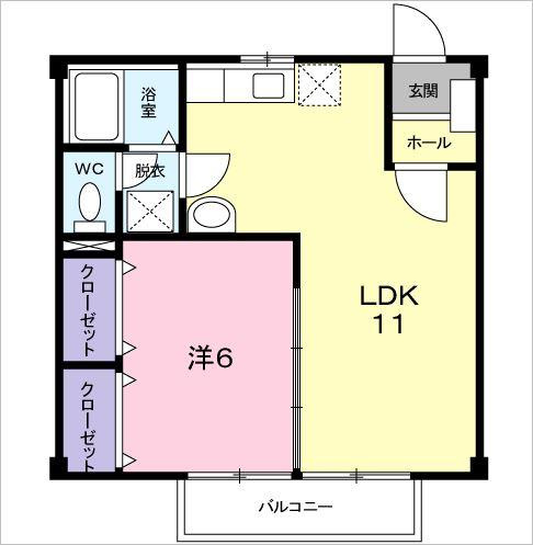 サンハイツ北野の間取り