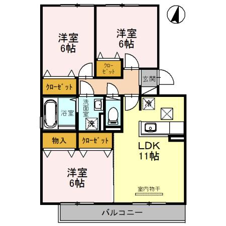 サンライズミナミの間取り