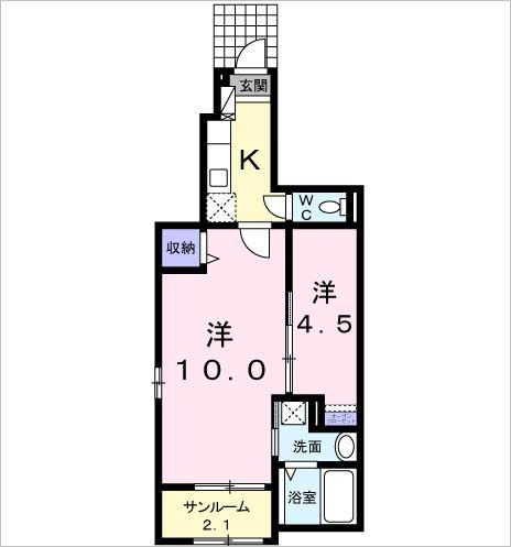 シーコーストの間取り
