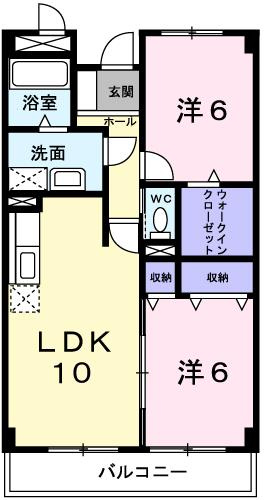 シーサイドパークⅡの間取り