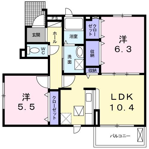 シーパレス参番館の間取り