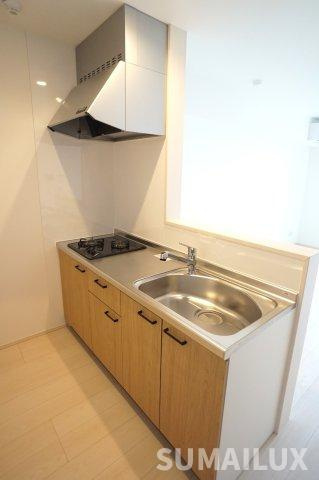 熊本市中央区八王寺町のアパートのキッチン