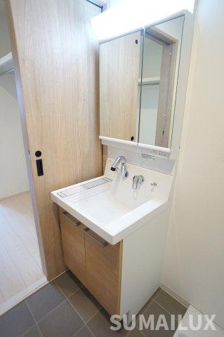 熊本市中央区八王寺町のアパートの独立洗面台