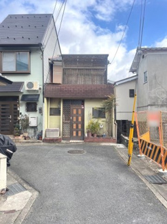 【前面道路含む現地写真】 | 右京区太秦奥殿町　建築条件なし