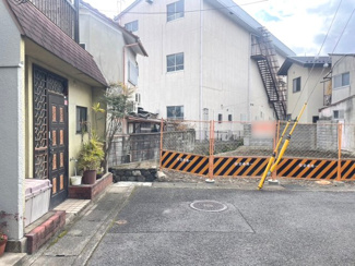 【前面道路含む現地写真】 | 右京区太秦奥殿町　建築条件なし