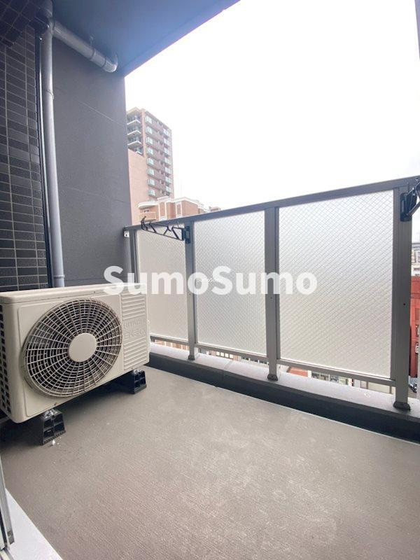 レオンコンフォート難波ノワールのバルコニー|陽当たり良好なバルコニーです