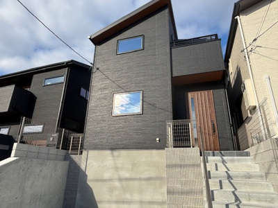【外観】 | 神戸市須磨区白川台7丁目　新築戸建1号地　仲介手数料無料！ | 外はこのようになっています