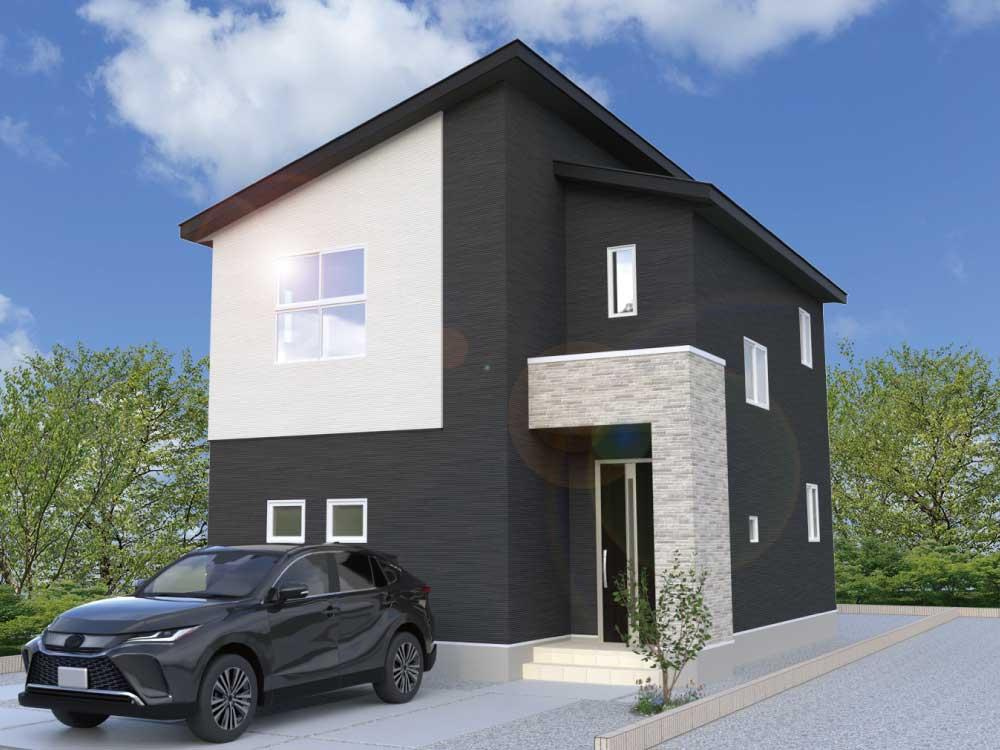 結城市川木谷　新築戸建1-2の外観