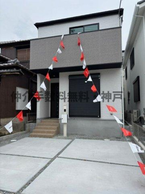 【外観】 | 神戸市垂水区清水通　新築戸建　仲介手数料無料！ | きれいな外観です