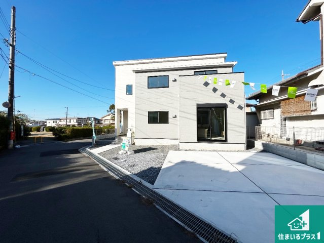 羽曳野市羽曳が丘西　第24-1期　新築一戸建ての外観|お客様に長く安心して住んでいだだける事にこだわった家づくり！住んでからのアフターサービスにもしっかりと取り組んでいます！