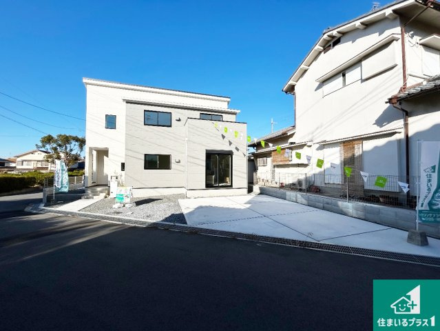 羽曳野市羽曳が丘西　第24-1期　新築一戸建ての外観|安心の10年保証！外観を美しく保ち、雨水で汚れを落とします！気になることがありましたら、お気軽にお問い合わせください！