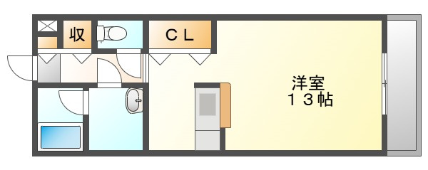 ラフィネ西之町の間取り