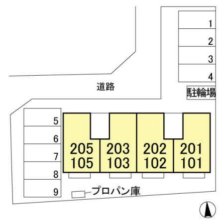 プレミアの区画図