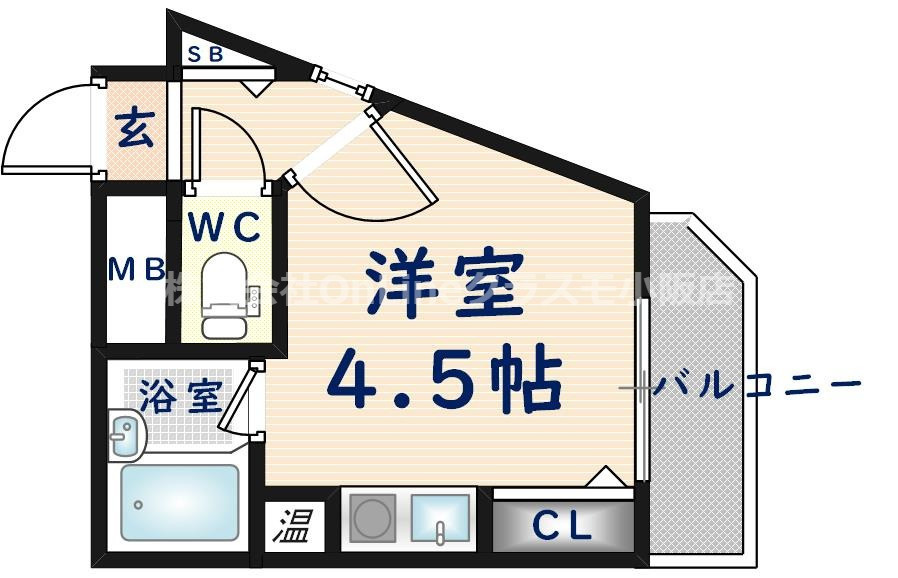 東大阪レヂデンスの間取り