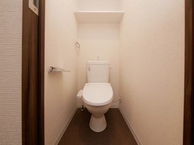 【トイレ】 | メルディア大正D.C. | 落ち着いた空間のトイレです