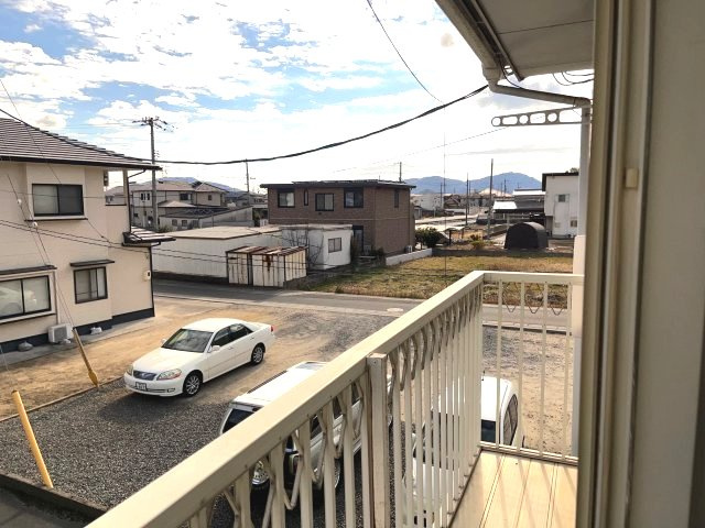 マロンコーポのバルコニー