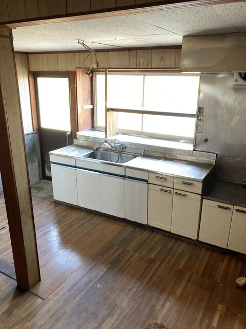 桐生市梅田町古民家のキッチン