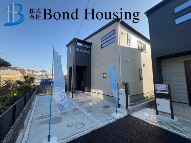 「車並列2台駐車可」「長期優良住宅」東人丸町 全3棟 3号棟の外観