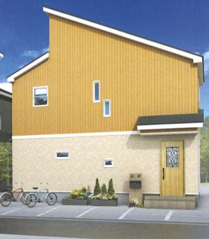 クレアガーデン あきる野市小川 新築分譲住宅 全4棟（No.1）の外観パース|設計図書を基に制作したものであり、実際とは異なります。