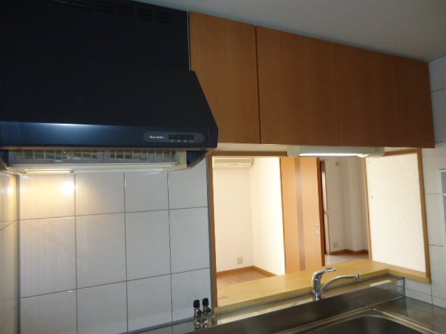 アベニール中島のキッチン|吊り戸も多くてしまいやすいです