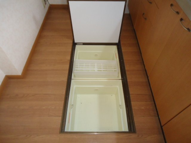 アベニール中島の収納|２連式の床下収納