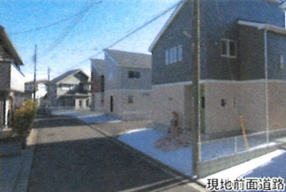 クレアガーデン あきる野市小川　未入居物件分譲住宅　全4棟（No.3）の前面道路含む現地写真