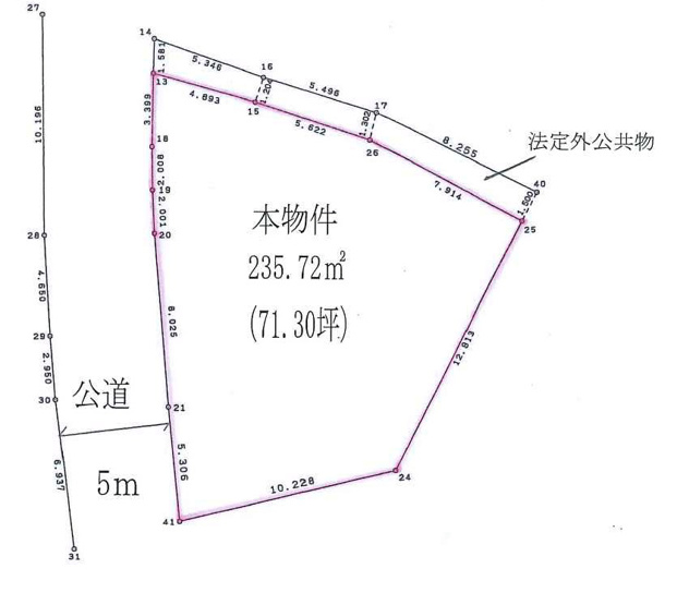 【土地図】 | 米沢市下花沢１丁目　売地